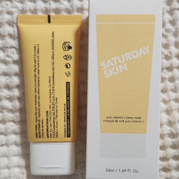 Saturday Skin Yuzu Vitamin C Sleep Mask - Picture 2 of 2